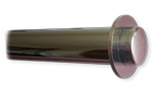 Chrome Tube Cap with End Stop for 25mm (1