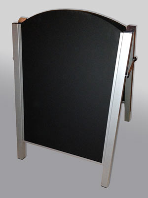 Steel Framed Chalkboard with reversible Panels