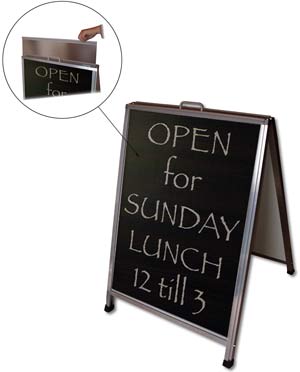 Double Sided A-Frame Chalkboards