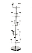 Five-Tier Millinery Stand Chrome