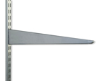 Twin Slot Wall Upright - Silver