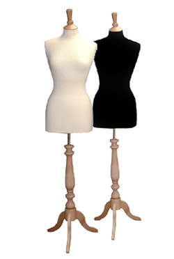 Female Mannequin Torso on classic stand